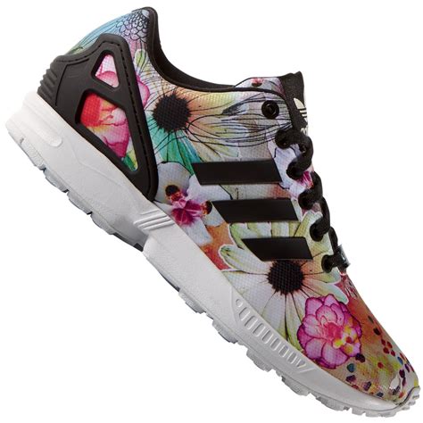 adidas zx flux damen kinderschuhe flowers|Adidas original zx flux.